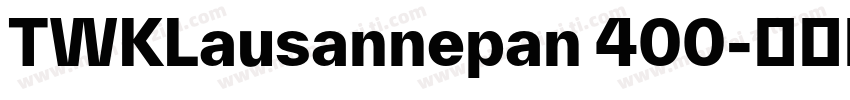 TWKLausannepan 400字体转换